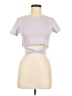 Unbranded Purple Short Sleeve Top Size M - photo 1
