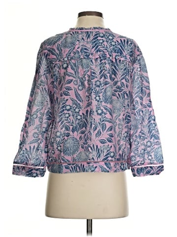 J.Crew x Abigail Borg 3/4 Sleeve Blouse (view 2)