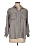 Terre Bleue 100% Lyocell Gray 3/4 Sleeve Button-Down Shirt Size M - photo 1