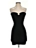 MNG Solid Black Cocktail Dress Size 4 - photo 1