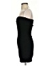 MNG Solid Black Cocktail Dress Size 4 - photo 5