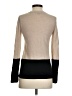Club Monaco 100% Wool Color Block Tan Wool Pullover Sweater Size S - photo 2