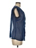 Outback Red 100% Polyester Blue Sleeveless Blouse Size M - photo 4