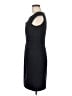 David Meister 100% Polyester Chevron-herringbone Black Cocktail Dress Size 4 - photo 5