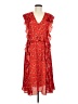 ASOS 100% Polyester Red Cocktail Dress Size 6 - photo 1