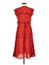 ASOS 100% Polyester Red Cocktail Dress Size 6 - photo 2