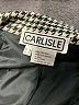 Carlisle 100% Acetate Houndstooth Gray Coat Size 8 - photo 6