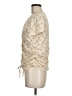 Cato Ivory Short Sleeve Blouse Size M - photo 5