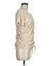 Cato Ivory Short Sleeve Blouse Size M - photo 4