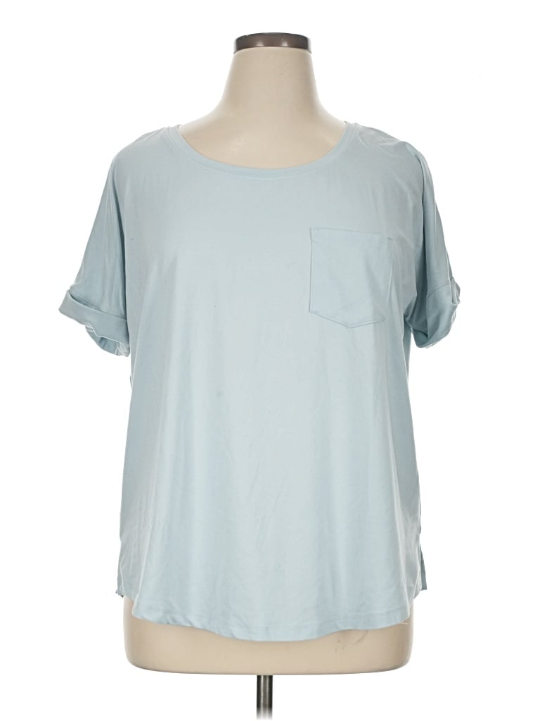 Pre-owned Wonderly Short Sleeve T-shirt In Blue