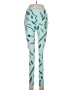 Lularoe Print Teal Leggings One size - photo 1