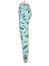 Lularoe Print Teal Leggings One size - photo 5