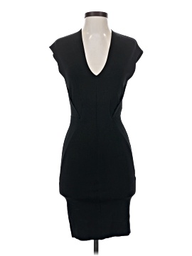 amazon black dresses for church T by Alexander Wang Tie-Neck Dress Black Cotton Size Large Short Sleev –  Celebrity Owned