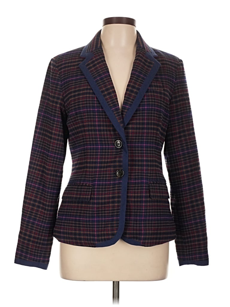 Pre-owned Merona Blazer Jacket In Purple