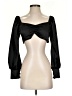 Motel 100% Polyester Black 3/4 Sleeve Blouse Size S - photo 1