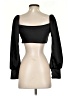 Motel 100% Polyester Black 3/4 Sleeve Blouse Size S - photo 2
