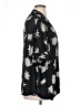 T Tahari 100% Polyester Black Kimono Size XL (estimated) - photo 4