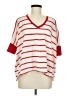CAbi 100% Cotton Red Short Sleeve Top Size M - photo 1