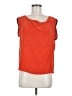 Maje Orange Sleeveless Blouse Size Med (2) - photo 1