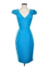 Single Blue Cocktail Dress Size 0 - photo 1