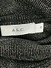 A.L.C. Metallic Black Turtleneck Sweater Size S - photo 7