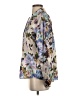 Zara 100% Polyester Floral Tan 3/4 Sleeve Blouse Size XS - photo 5