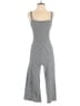 Atmosphere Stripes Gray Jumpsuit Size 2 - photo 1