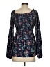 Cato Blue Long Sleeve Blouse Size XS - photo 2