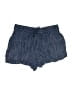 Athleta 100% Linen Stripes Blue Shorts Size 2 - photo 1