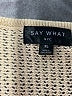 Say What? Tan Cardigan Size XL - photo 7