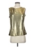 Cooper & Ella Metallic Gold Sleeveless Top Size S - photo 1