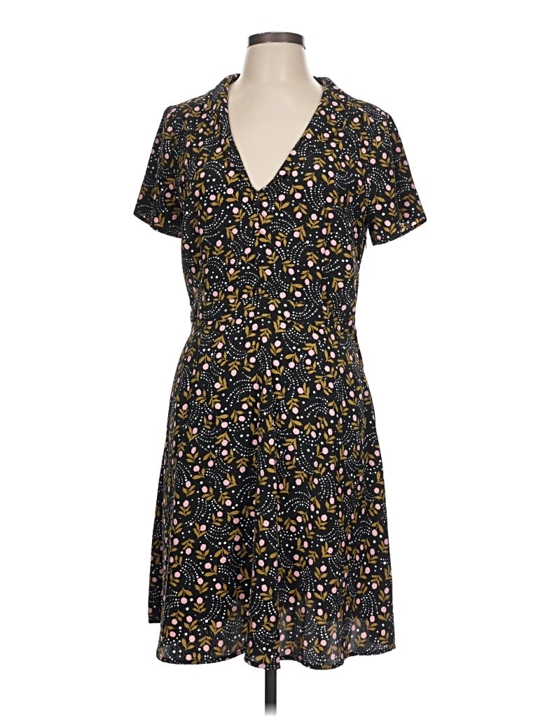 Pre-owned Modcloth Casual Dress In Black