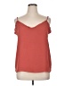 Ann Taylor LOFT 100% Polyester Orange Sleeveless Top Size XL - photo 1