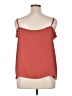 Ann Taylor LOFT 100% Polyester Orange Sleeveless Top Size XL - photo 2