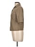 Unbranded Tan 3/4 Sleeve Button-Down Shirt Size 12 (estimated) - photo 5