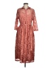 Torrid 100% Polyester Brown Casual Dress Size Med Plus (00) - photo 1