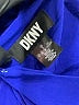 DKNY 100% Polyester Blue 3/4 Sleeve Top Size 6 - photo 7