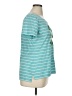 Talbots 100% Cotton Teal Short Sleeve Top Size 1X - photo 4