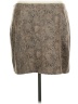 Gilli Animal Print Tan Faux Leather Skirt Size 1X - photo 1