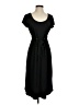 Noir 100% Polyester Solid Black Casual Dress Size S - photo 1
