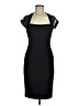 Xscape Solid Black Cocktail Dress Size 6 - photo 1