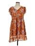 Jodifl 100% Polyester Paisley Orange Casual Dress Size S - photo 1