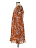 Jodifl 100% Polyester Paisley Orange Casual Dress Size S - photo 5
