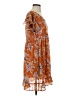 Jodifl 100% Polyester Paisley Orange Casual Dress Size S - photo 4