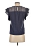Pink Martini Blue Short Sleeve Blouse Size XS - photo 2