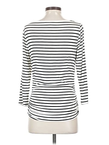 White House Black Market 3/4 Sleeve T-Shirt (view 2)