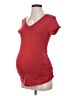 Isabel Maternity Red Short Sleeve T-Shirt Size XS Maternity - photo 1