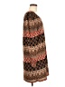 Tinley Road 100% Polyester Print Brown Casual Dress Size M - photo 4