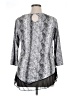 Rare Editions Silver 3/4 Sleeve Blouse Size XL - photo 2