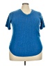 Unbranded Blue Short Sleeve Turtleneck Size 4X (estimated) - photo 1
